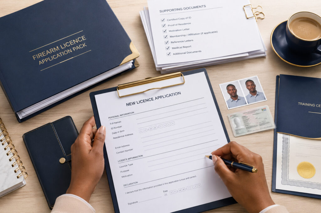 Consultant checking documents for a competency certificate renewal